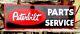 Vintage Peterbilt Parts Service Sign Dealership Shop Garage Kenworth Trucking