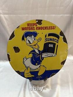Vintage PORCELAIN ENAMEL SIGN BOARD SIZE 12INCHES SINGLE SIDED
