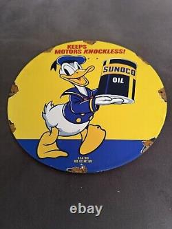 Vintage PORCELAIN ENAMEL SIGN BOARD SIZE 12INCHES SINGLE SIDED
