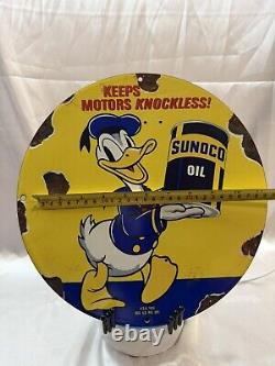 Vintage PORCELAIN ENAMEL SIGN BOARD SIZE 12INCHES SINGLE SIDED