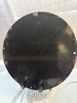 Vintage PORCELAIN ENAMEL SIGN BOARD SIZE 12INCHES SINGLE SIDED