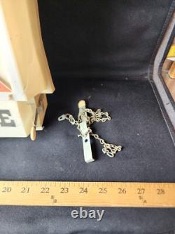 Vintage Pabst Blue Ribbon Light Up Bubble Sign Damaged 2 Sided Advertising