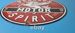 Vintage Pegasus Sign Gas Motor Spirit Pump Service Porcelain Sign