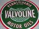 Vintage Pennsylvania 100% Pure Since 1873 Valvoline Oil Porcelain Metal Gas Sign