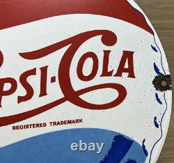 Vintage Pepsi Cola Porcelain Sign Gas Station Bottle Coke Coca Dew A & W Oil