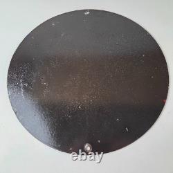 Vintage Pepsi Porcelain Sign 5 Cent Airplane Ad Drink Soda Cola Sign