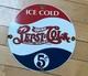 Vintage Pepsi Porcelain Sign Beverage Drink Cola Gas Service Sign 12