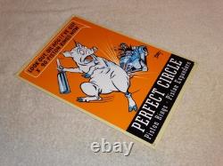 Vintage Perfect Circle Piston Rings & Expanders Pig +car 12 Metal Gasoline Sign