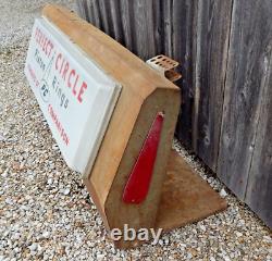 Vintage Perfect Circle Piston Rings Light Up Advertising Sign