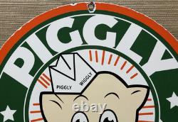 Vintage Piggly Wiggly Porcelain Sign Mcdonalds Pepsi Coke In-n-out Gas Station Vintage Piggly Wiggly Porcelain Sign Mcdonalds Pepsi Coke In-n-out Gas Station