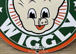 Vintage Piggly Wiggly Porcelain Sign Mcdonalds Pepsi Coke In-n-out Gas Station