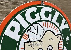 Vintage Piggly Wiggly Porcelain Sign Mcdonalds Pepsi Coke In-n-out Gas Station