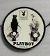 Vintage Playboy Club Spiceit Up Porcelain Pinup Bunny Girl Gas Oil Magazine Sign