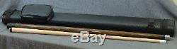 Vintage Polished Walnut Schuler Pool Cue, Signed, Set-Up and Delivered by Ray