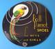 Vintage Poll Parrot Shoes Sign Porcelain General Store Gas Service Pump Sign