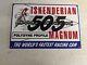 Vintage Polly 505 Racing Cam Gasoline Porcelain Gas Station Pump Sign 12 X 8