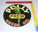 Vintage Polly Premium Parrot Wilshire Oil 11 3/4 Porcelain Metal Gasoline Sign