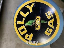 Vintage Poly Gas Porcelain Sign