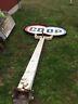 Vintage Porcelain Coop Gas Oil Gasoline Sign Double Sided 18' Tall
