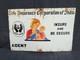 Vintage Porcelain Enamel Sign Life Insurance Co Of India Mother And Child 1950