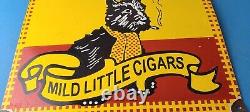 Vintage Porcelain Sign Scotty Tobacco Cigar Pipe General Store Dog Gas Sign