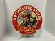 Vintage Porcelain Triumph Gas And Oil Sign