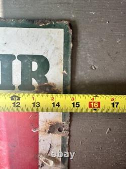 Vintage Porcelain Vertical Sinclair Pennsylvania Motor Oil Gas Sign 60