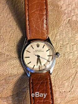 Vintage ROLEX OYSTER SPEEDKING PRECISION Ref 6420 c. 1957 Triple Signed