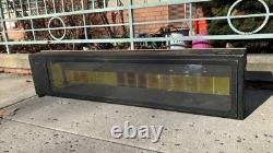 Vintage R-46 Goh Luminator LCD Side Route Sign See Photos