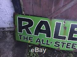 Vintage Raliegh Enamel Sign