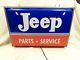 Vintage Rare American Motors Amc Jeep Advertising Sign Jeep Willys Sign Jeep Cj