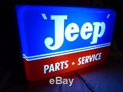 Vintage Rare AMERICAN MOTORS AMC JEEP advertising sign Jeep Willys Sign Jeep CJ