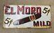 Vintage Rare El Moro Cigar Sign
