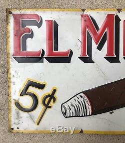 Vintage Rare El Moro Cigar Sign