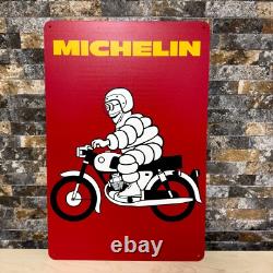Vintage Rare Sign- MICHELIN Advertising Sign Heavy Metal 24x16 (60x40 cm)