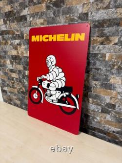 Vintage Rare Sign- MICHELIN Advertising Sign Heavy Metal 24x16 (60x40 cm)
