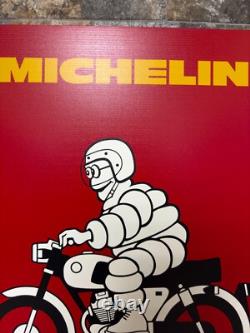 Vintage Rare Sign- MICHELIN Advertising Sign Heavy Metal 24x16 (60x40 cm)