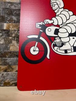 Vintage Rare Sign- MICHELIN Advertising Sign Heavy Metal 24x16 (60x40 cm)
