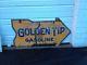 Vintage Rare Stoll Kentucky Golden Tip Gas Oil Double Sided Porcelain Arrow Sign