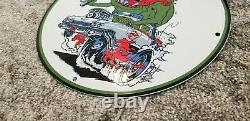 Vintage Rat Fink Porcelain Ghostbusters Ed Roth Slimer Service Mopar Sign