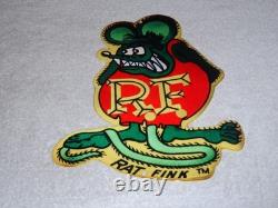 Vintage Ratfink Die-cut Rat 12 Baked Metal Gasoline & Oil Ed Roth Fink Sign