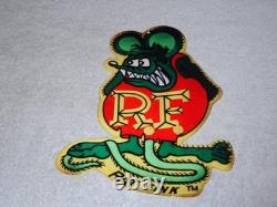 Vintage Ratfink Die-cut Rat 12 Baked Metal Gasoline & Oil Ed Roth Fink Sign