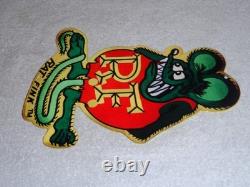 Vintage Ratfink Die-cut Rat 12 Baked Metal Gasoline & Oil Ed Roth Fink Sign