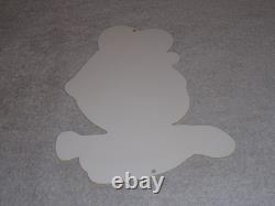 Vintage Ratfink Die-cut Rat 12 Baked Metal Gasoline & Oil Ed Roth Fink Sign