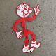Vintage Reddy Kilowatt Die Cut Porcelain Sign General Electric Electricity Right