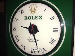 Vintage Rolex Watch Sign Clock