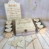 Vintage Rustic Wedding Wish Box Guest Book Alternative Drop In Box Wishes Wood