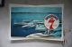 Vintage Seagrams Whiskey Lightup Lighted Sign Hydroplane Boat Mercury Outboard