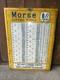 Vintage Sign Morse Cutting Tools Chase & Cooledge Co. Holyoke Mass 16 X 22