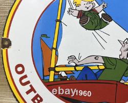 Vintage Signal Gasoline Porcelain Sign Gas Station Pump Motor Oil Service